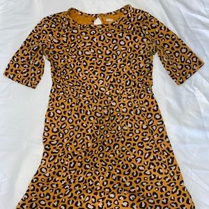Cheetah Print Dress Girls L (10-12)